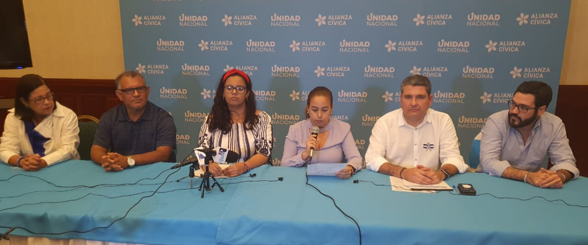 La Alianza Cívica y la Unidad Nacional llaman al régimen Ortega-Murillo a adoptar medidas de la OMS