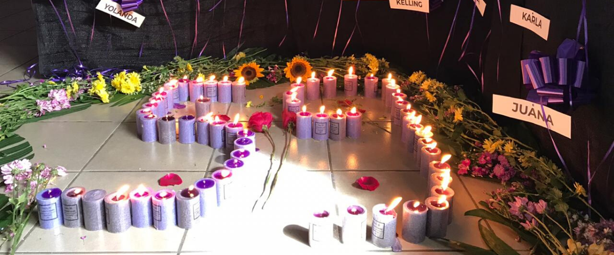 Rinden homenaje a las mujeres asesinadas en Nicaragua