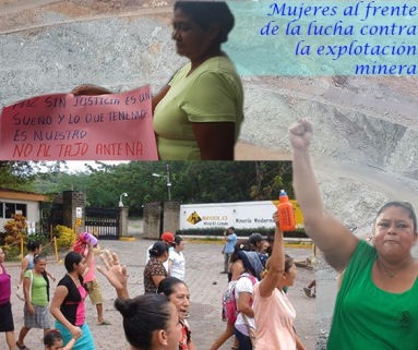 Mujeres al frente de la lucha contra la explotación minera