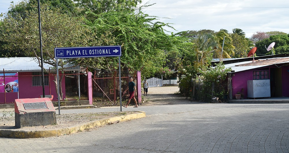 Ostional se ubica a 20  kilómetros al sur de San Juan del Sur